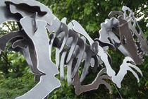 Steel Dinosaur Sculpture