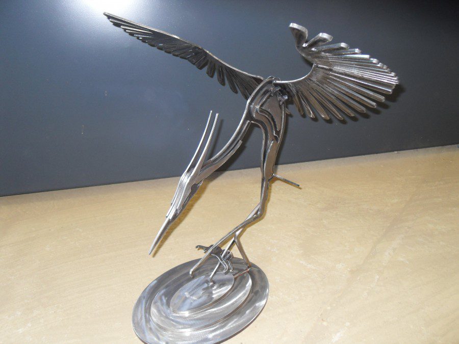 Heron Sculpture