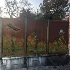 Corten Steel Screen