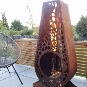 Garden log burner
