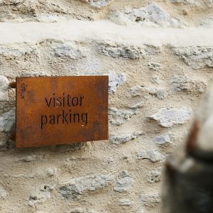 visitor-parking-metal-sign