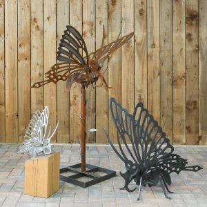 set-of-butterfly-sculptures