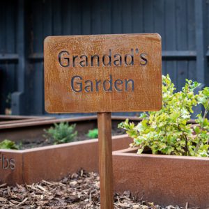 Personalised Garden Sign
