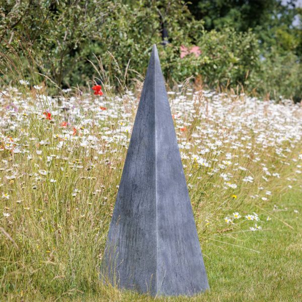 Galvanised Medbourne Obelisk Sculpture