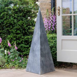 Galvanised Medbourne Obelisk Sculpture - Image 3