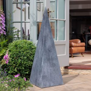 Galvanised Medbourne Obelisk Sculpture - Image 2
