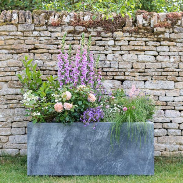 Galvanised Rockingham Trough Planter