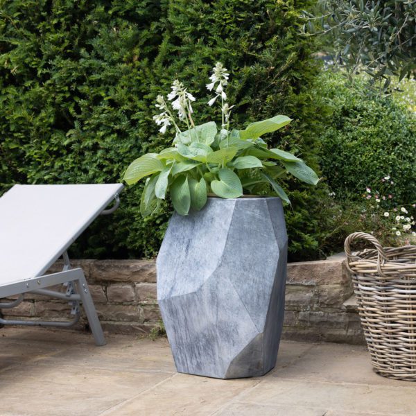 Galvanised Caldecott Boulder Planters