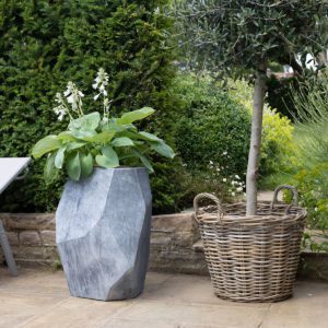 Galvanised Steel Caldecott Boulder Planter - Image 6