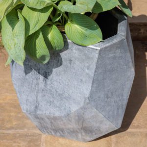 Galvanised Steel Caldecott Boulder Planter - Image 3